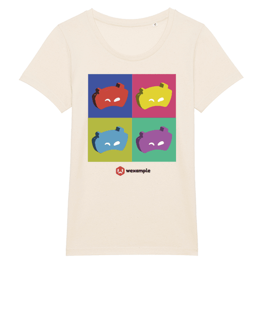 T-shirt Wexy Warhol {col évasé]